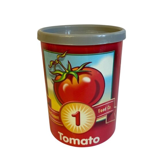 Play Food Vintage Learning Resources Pop Top 1 Tomato W/ Can Fisher Price - Picture 1 of 9